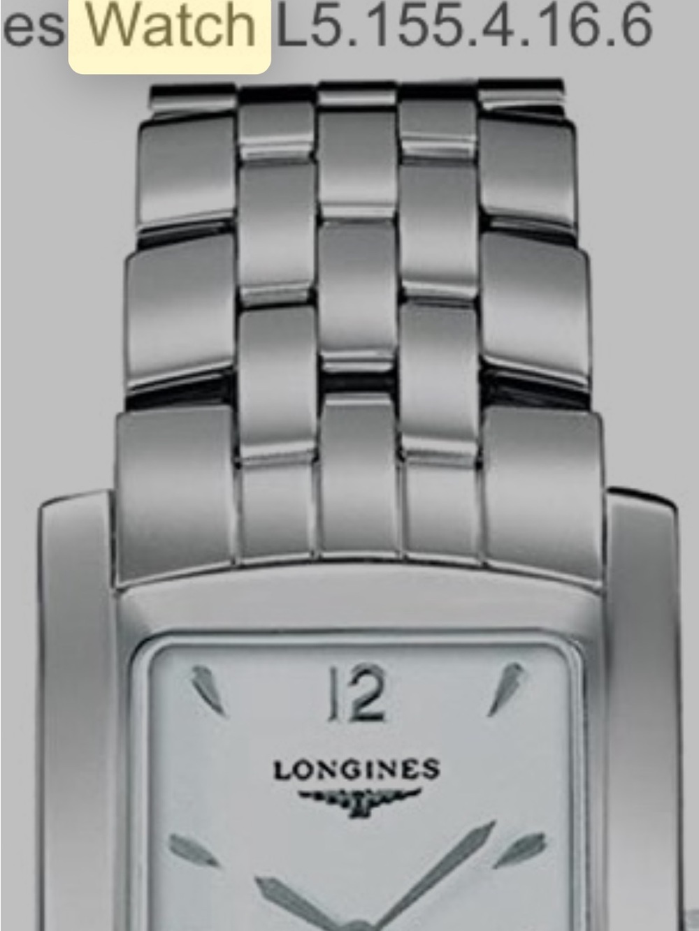 Longines Ladies L51554166 DolceVita
Quartz Watch with box and papers